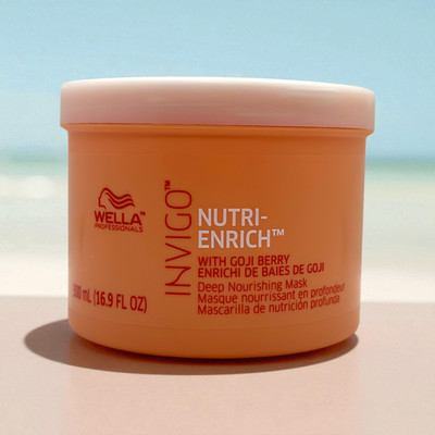 Wella Invigo Nutri Enrich Deep Nourishing Mask 16.9 oz Goji Berry Dry Hair
