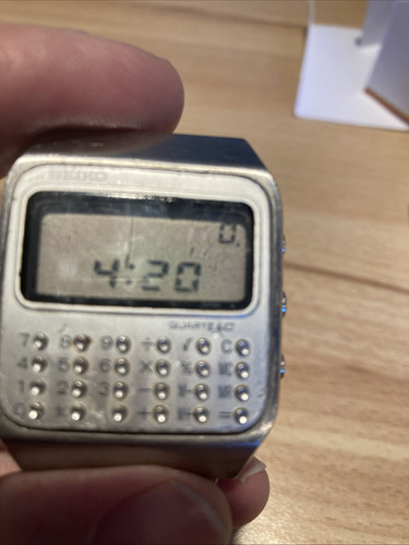 Seiko Calculator C153-5007 LC Quartz Taschenrechner Uhr Made In Japan 1978 - Bild 9 von 9