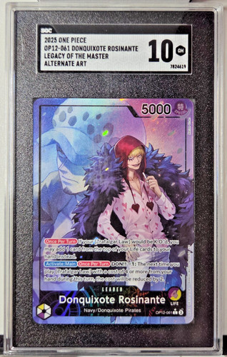 Donquixote Rosinante (Alternate Art) graded SGC 10 for sale on eBay