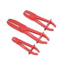 3-Piece Plastic Hose Pinch Off Pliers, Hose Clamp Pliers Straight for Flexibl...