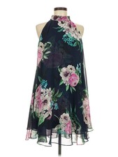 Eliza J Women Black Cocktail Dress 6