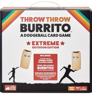 Exploding Kittens Presents Throw Throw Burrito Extreme Outdoor Edition