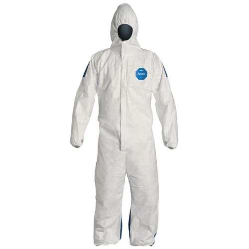 Dupont Abrasion Protection Disposable Coveralls QTY25 Size L 42324384 - product listing photo