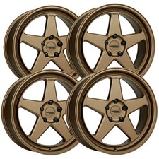 Set Of 4 Katana Racing Kr03 18x8 5x100 40mm Bronze Wheels Rims 18 Inch Set Of 4 Katana Racing Kr03 18x8 5x100 40mm Bronze Wheels Rims 18 Inch