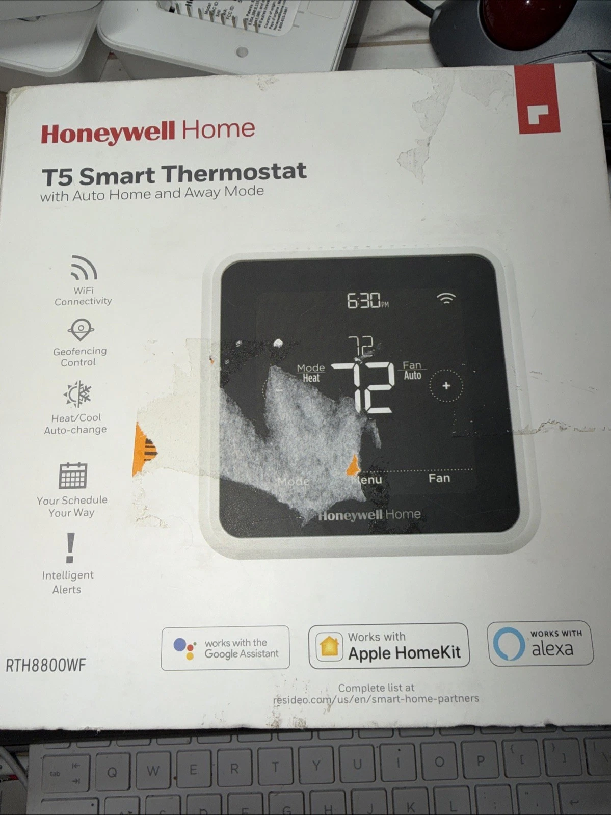 Honeywell Home Wi-Fi Smart Thermostat RTH8800WF