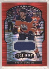 2020-21 Upper Deck Allure Rookie Red Rainbow Jerseys Tyler Benson #84 0i89