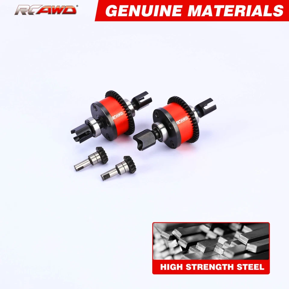 Juego de Diff 45T Diff Gear 14T Engranaje de Entrada para Arrma Kraton Typhon Mojave 6S Actualizaciones Foto 3 de 4