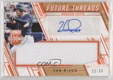 2019 Panini Elite Extra Edition Orange 33/99 Hudson Potts #FTS-HP Auto fv8