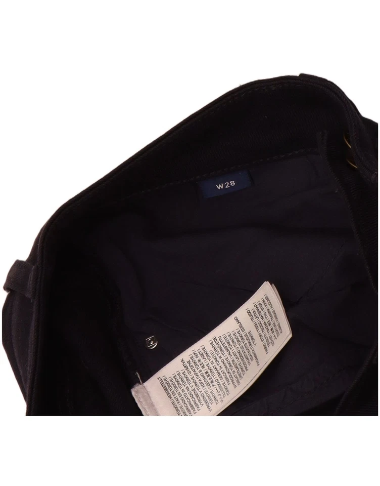 Pantalón corto de pierna ancha para mujer GANT W28 L24 algodón azul marino BX05 Foto 3 de 4