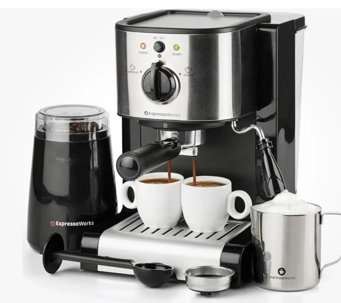 Coffee machine EspressoWorks 7 Pc All-in-One Barista Bundle SetRTP 249£
Opens in a new window or tab