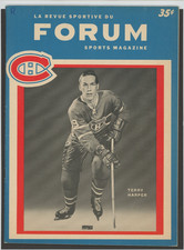 1964-65 NHL Program CANADIENS RANGERS EX Cond 1/9/65 Montreal Forum HAT TRICK
