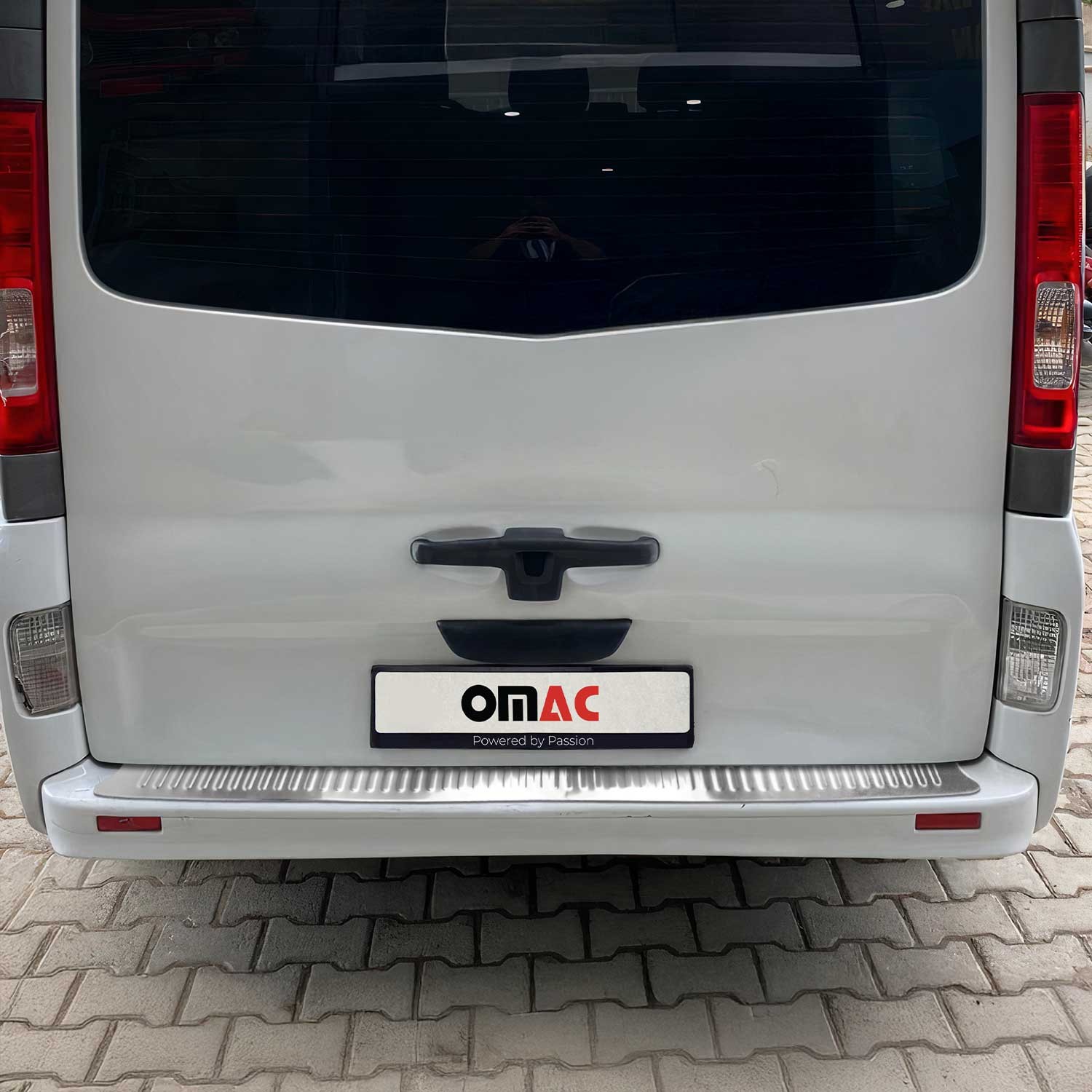 Protection de Pare-Chocs pour Renault Trafic II Inox avec bande adhésive ultra résistante