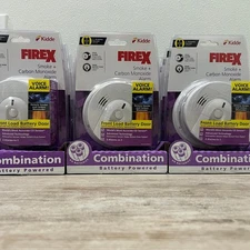 Kidde Firex Combination Smoke and Carbon Monoxide Detector&Voice Alarm