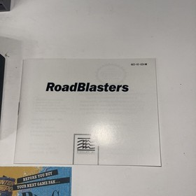 Sello ovalado RoadBlasters completo en caja nintendo nes f&aacute;brica COMO NUEVO