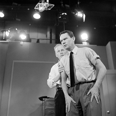 Wendell Corey as Lou Gehrig Harry Carey Jr In the CLIMAX! producti- Old Photo 1