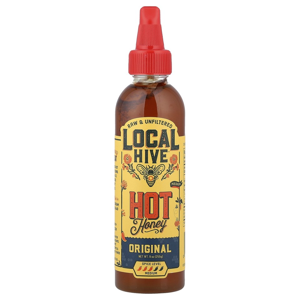Hot Honey, Original, Medium, 9 oz (255 g)