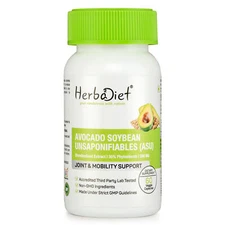 Avocado Soybean Unsaponifiables ASU 35% Phytosterols 180 Capsules Osteaarthritis