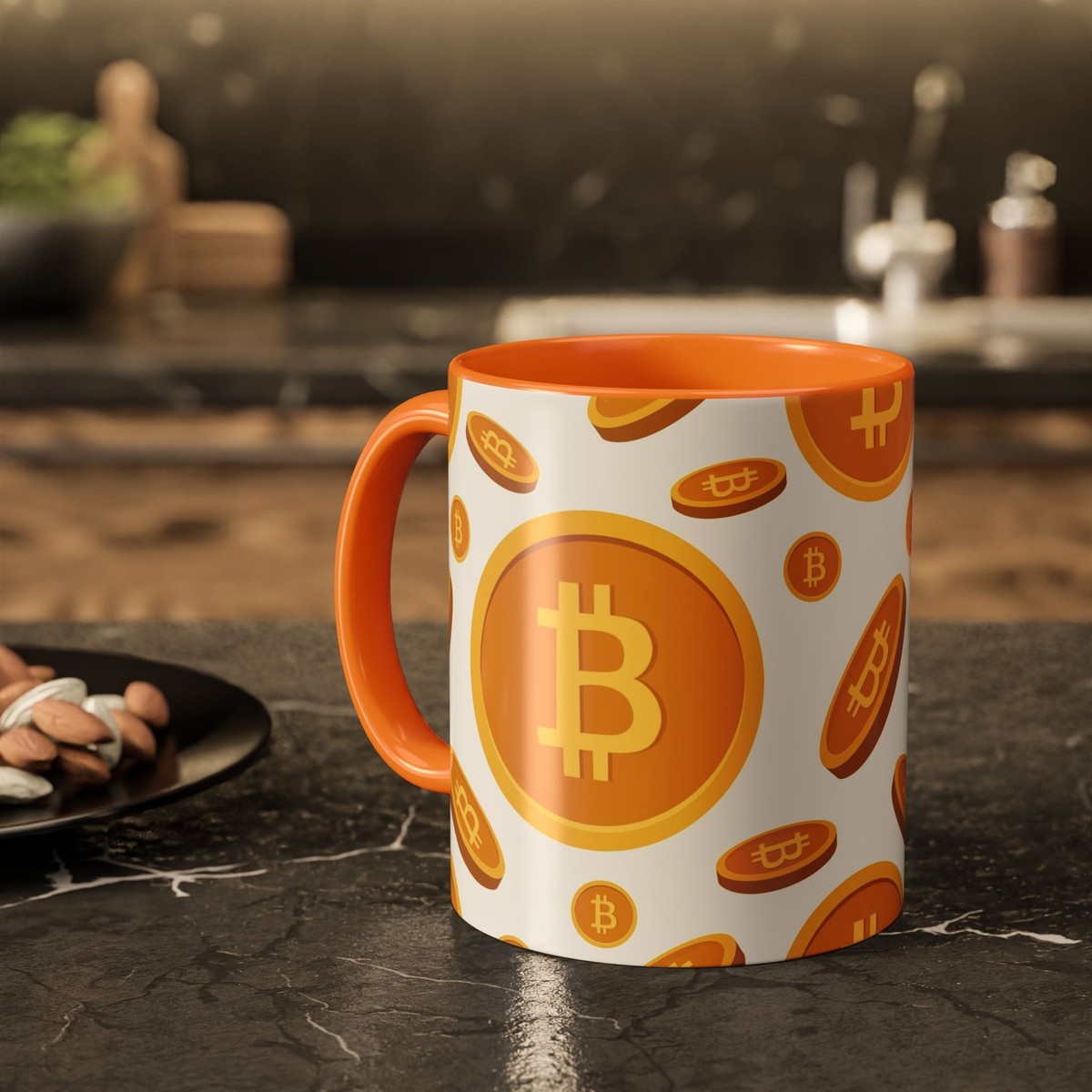 Bitcoin Logo Mug, Crypto Enthusiasts Lucky Cup for Coffee, Tea, Perfect Gift  | eBay