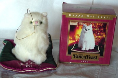 fancy feast white cat