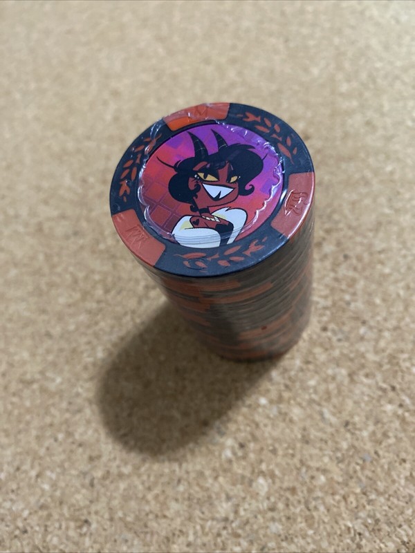 Set Of 20 Sealed Official Helluva Boss Millie Poker Chips