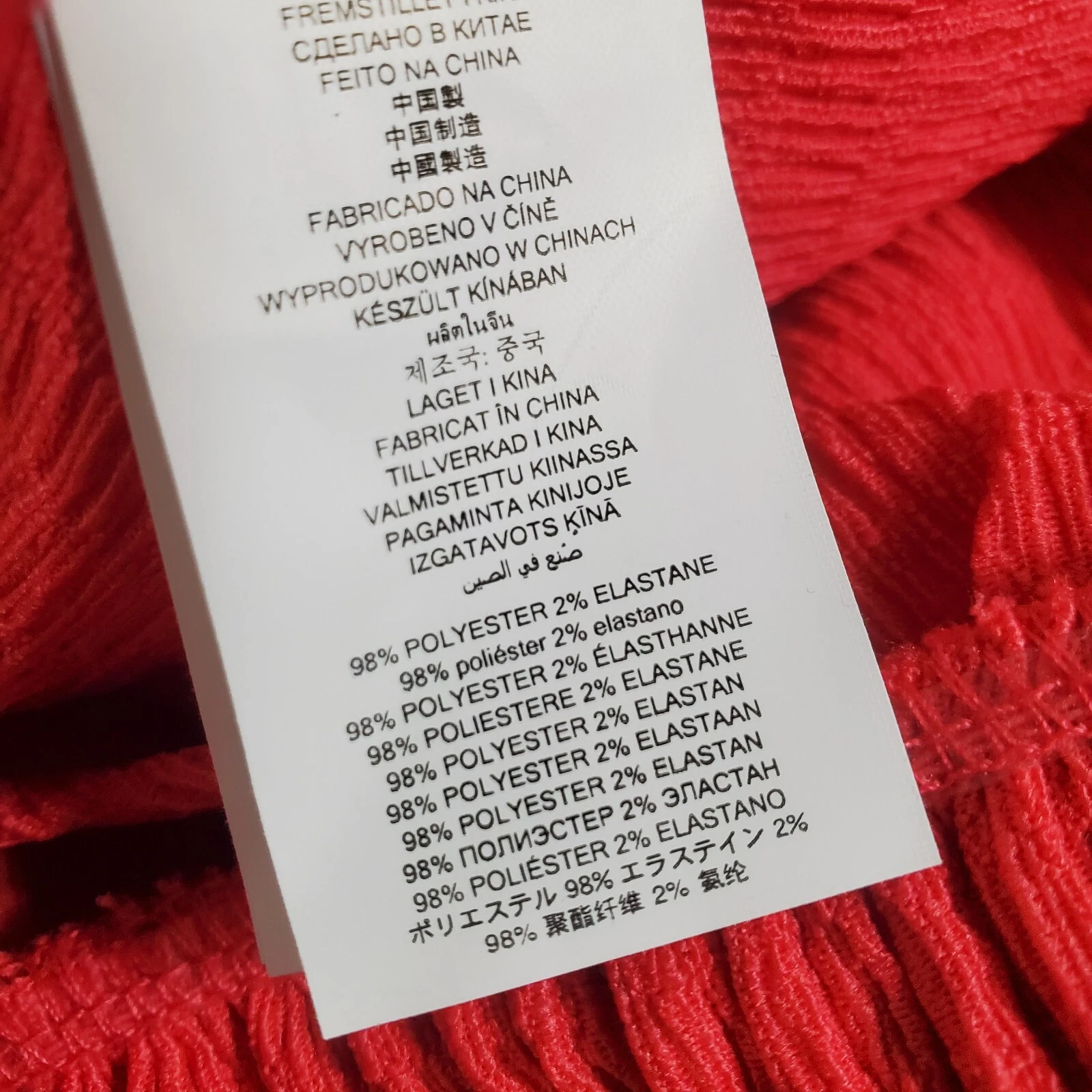 *MICHAEL MICHAEL KORS Abito donna 3X anello geranio maxi tubino spacco laterale nuovo