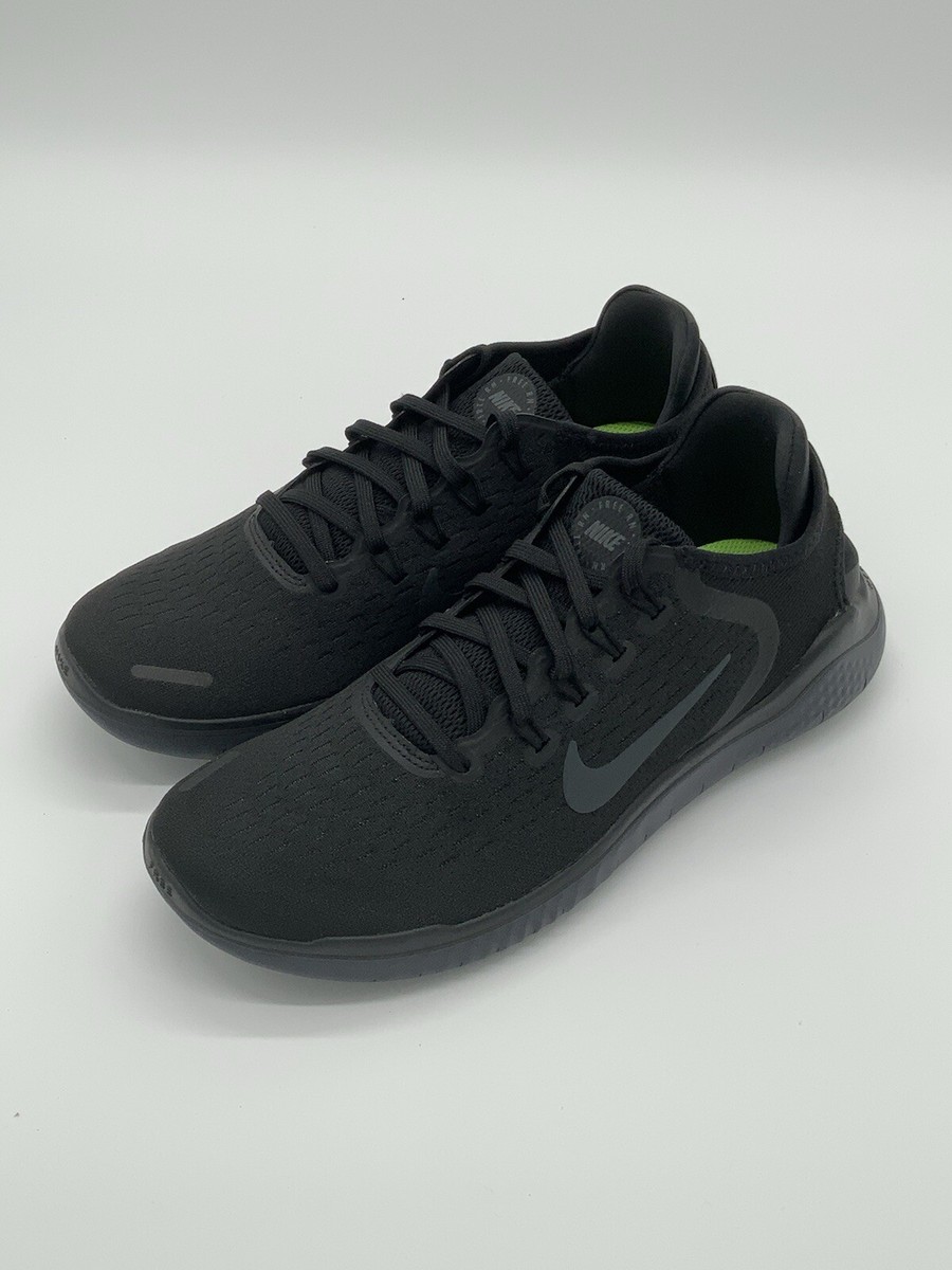 nike free rn 2018 triple black