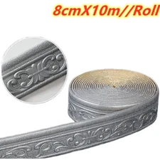 10M/Roll 3D Wall Trim Line Skirting Border Self Adhesive Waterproof Baseboard Wa