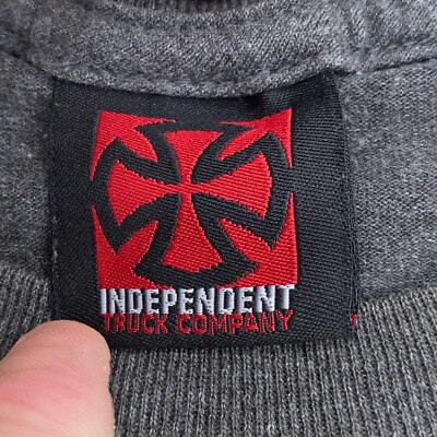 vintage 90s INDEPENDENT SKATE T-Shirt LARGE/XL skateboard punk