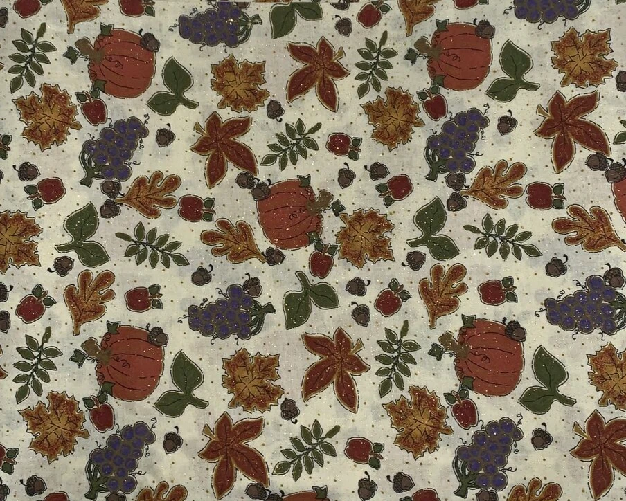 Autumn Days Harvest Nights Fabric BTHY Beige multi Country Caboodle Anderson - Image 4 of 4