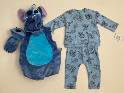 NWT Disney Store 12-18 Months Stitch Plush Baby Costume Lilo