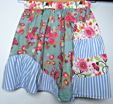 Matilda Jane 435 Floral Badminton Skirt With Stripes Happy And Free Girls Size 8