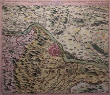 Wien Umgebungsplan - ...Urbem Viennam Austriacam... - Homann Erben 1748 - Selten
