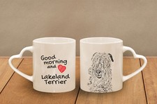 Lakeland Terrier - ceramic cup, mug "Good morning and love, heart", CA