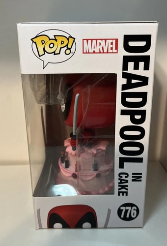 Funko Pop! Figura Vinilo Deadpool in Cake #776 Marvel 30 Años Con Protector - Imagen 4 de 6