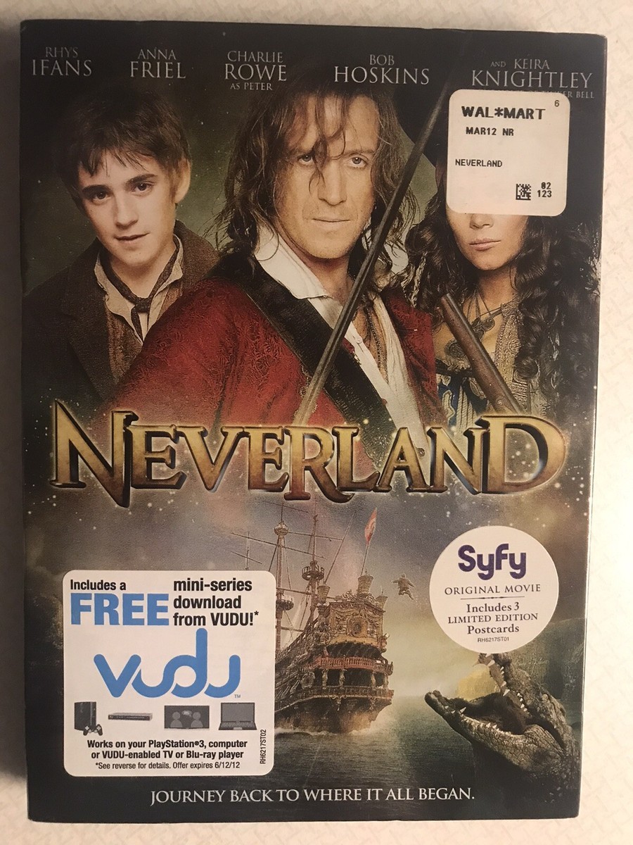 Neverland, TV Mini-series (DVD, 2011) Pre-owned, Very Good