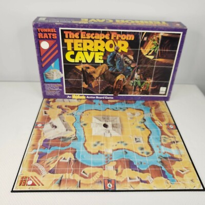 Vintage Cadaco 1990 The Escape From Terror Cave Working No Comic Book Included