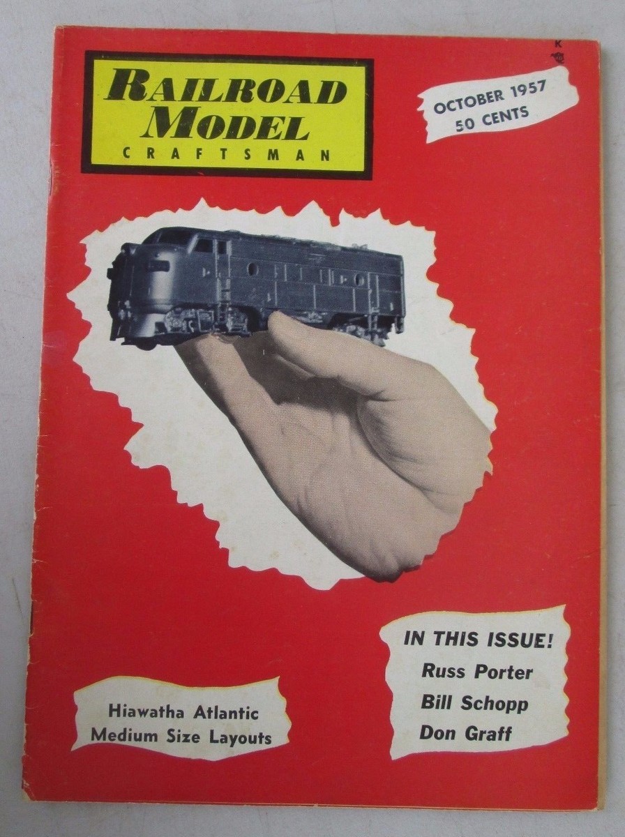 Railroad Model Craftsman October 1957 Hiawatha Atlantic | eBay