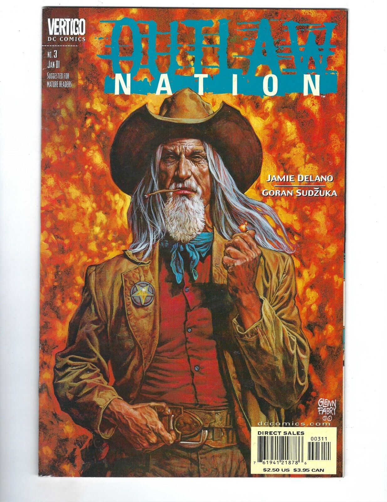 Outlaw Nation #3 - VF