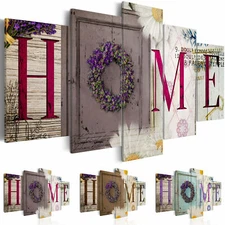 HOME Canvas Print Framed Wall Art Picture Photo Image 020110-125