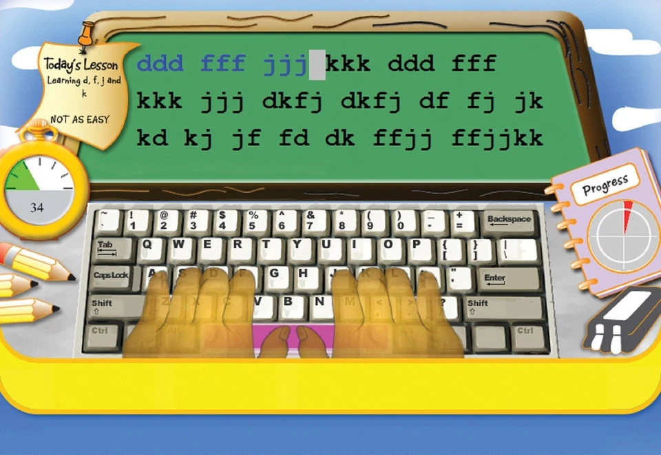 Kid's Typing Bundle: Mickeys Typing Adventure with Typing Instructor PC NEW! - Image 2 of 4