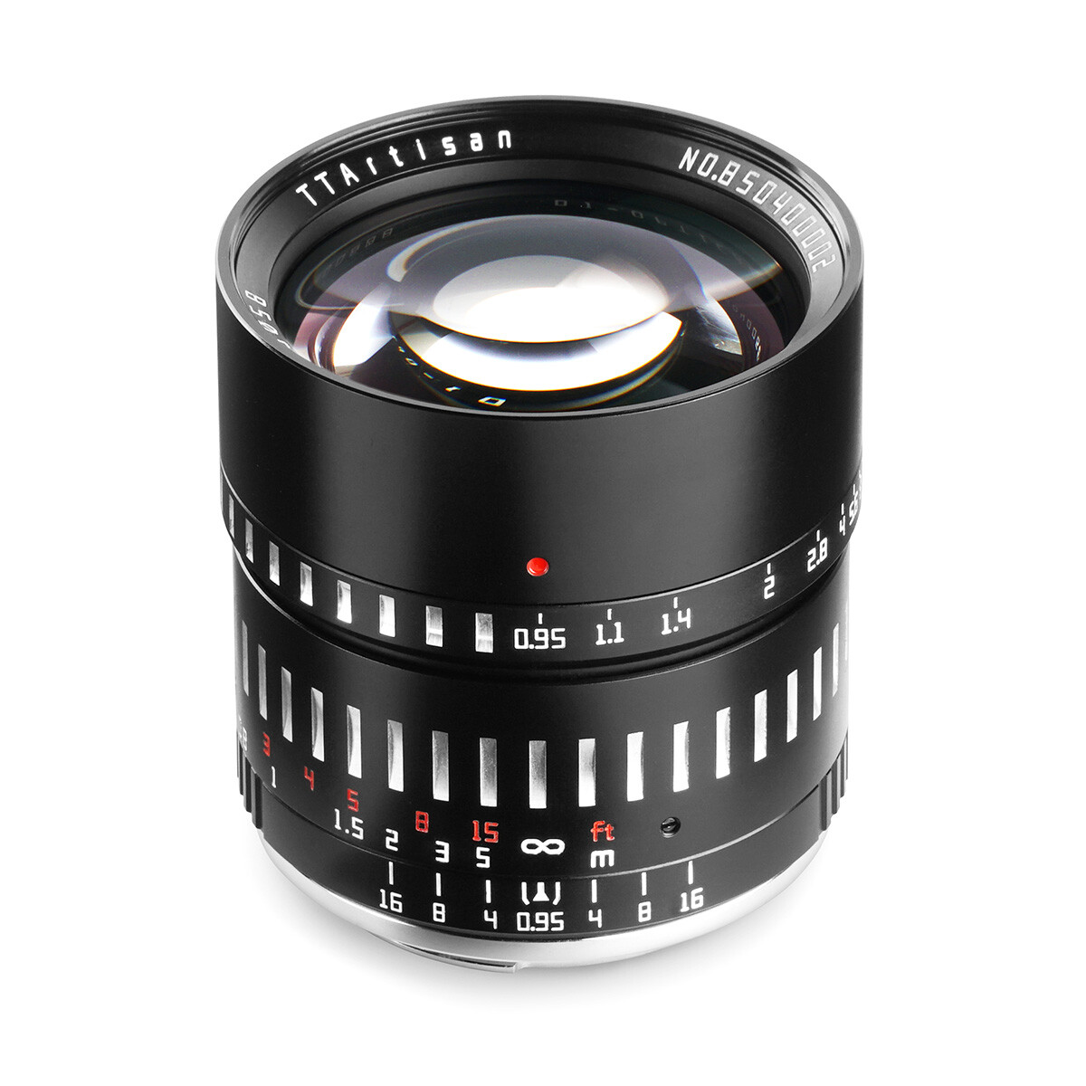 TTArtisan 50mm f/0.95 for Fujifilm X mount camera =Black x Silver