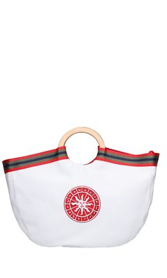 RB1241505021 Shopper ROBERTA DI CAMERINO Damen weiß BZ0041_KLEID