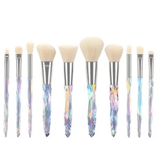 10 PCS Makeup Brush Set Concealers Foundation Powder Eye Shadows Makeup Brushes