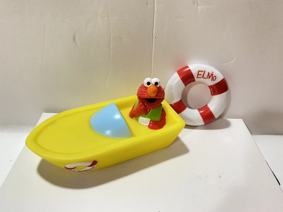 Sesame Street Elmo Boating Cake Topper Pastel Decoración Kit ¡Nuevo! Foto 2 de 2