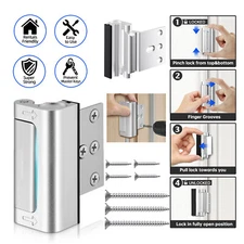 US Home Security Door Safety Lock Childproof Door Reinforcement Lock for House