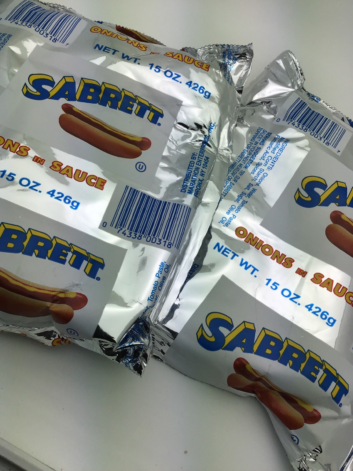 2 LOT OF Sabrett RED Onions in Sauce 15 oz. Bag EACH eBay