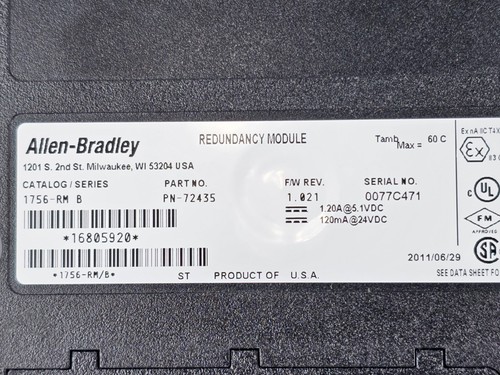 Allen Bradley 1756-RM /B ControlLogix Redundancy Module 1756RM - Picture 2 of 8