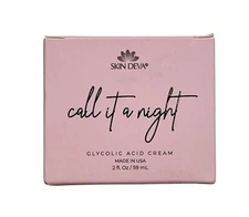 Skin Deva Call It A Night Glycolic Acid Night Cream 2 fl oz