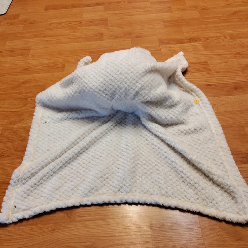 LARGE Cream Off White Sheep Lamb Baby Security Blanket Lovey 27" - Picture 15 of 19