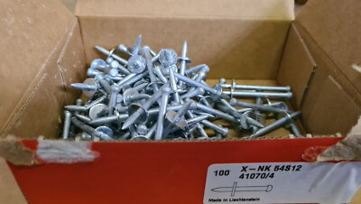 Hilti 100 Betonnagel MX 72 62 42 47 52 32 27 19 MM Dx Universalnagel Béton Ongle - Foto 5